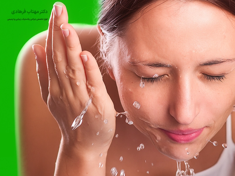 زمان مناسب برای شستن صورت بعد از عمل بینی